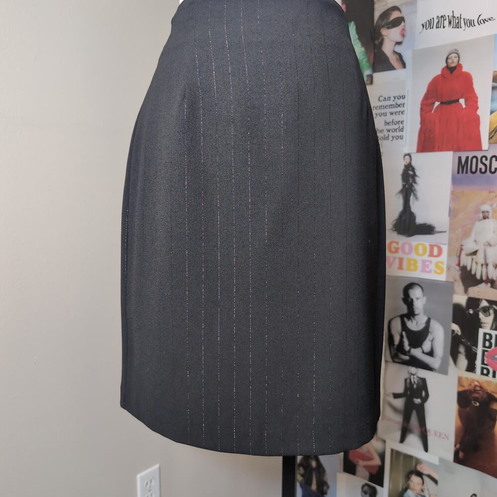 Pinstripe Pencil Skirt Cache Vintage Whimsy